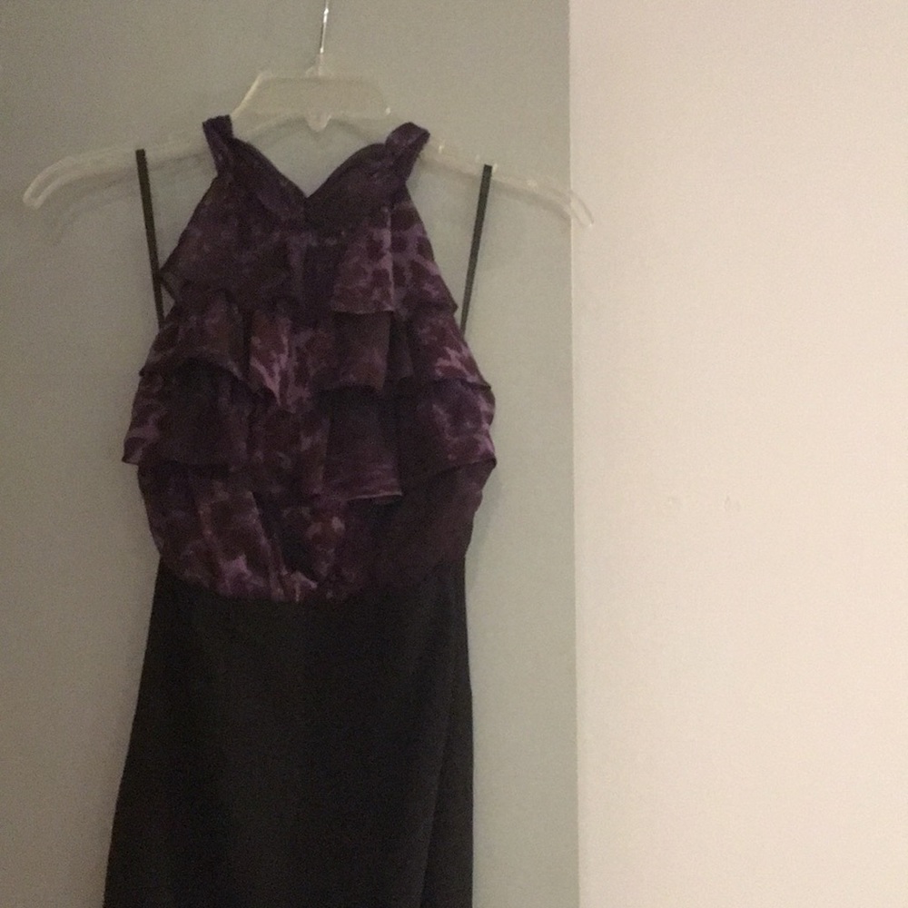 Ruffle animal print body con dress